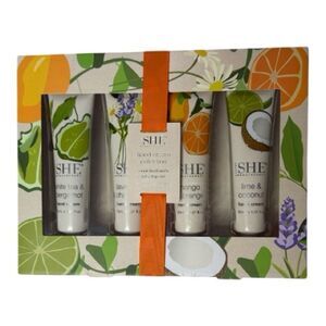 She Hand Cream Collection- Enriched With Rosehip Oil. NWT.